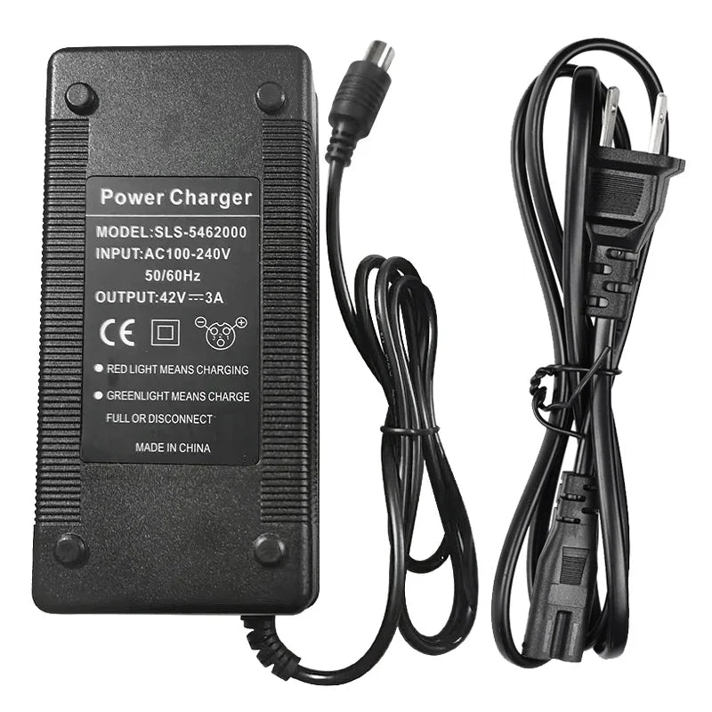 42V 3A  Universal  Lithium Charger Scooter Power Adapter for Cityneye M365 Electric Scooter Parts With EU/AU/UK/US