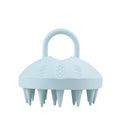Free Samples Full Silicone Scalp Massager Portable HairBrush Custom Logo Color Silicone Round Brush Eco-friendly Head Massager