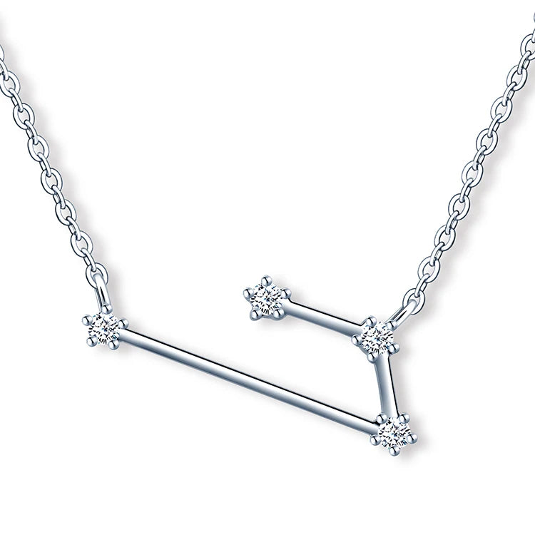 925 Sterling Silver Zodiac Signs Necklace 12 Necklaces for Women