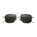 Vintage Dark Fashionable Adults Gafas De Acetato Anti-UV High Custom Man Sunshades Metal Sunglasses