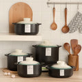 Japanese-style Casserole Gas Household Soup Pot High Temperature Ceramic Pot Green Shallow Pot Soup Casserole