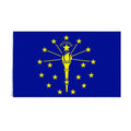 Ready Stock 100% Polyester Flying Style Double Sided 3x5 Ft Pantone Color Indiana--IN Hoosier for Goosier for Flag