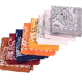 Wholesale 70x70cm Soft Silk Feeling Scarf Classic Paisley Prints Women Lightweight Satin Bandana Neck Scarfs Beach Wear