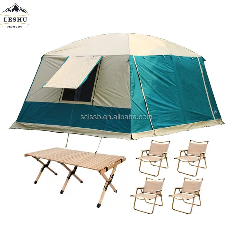 Cheapest Customized Wholesale Waterproof Large Family 3-4 Persons Outdoor Automatic Pop-up Camping Tent with Table and Chair
