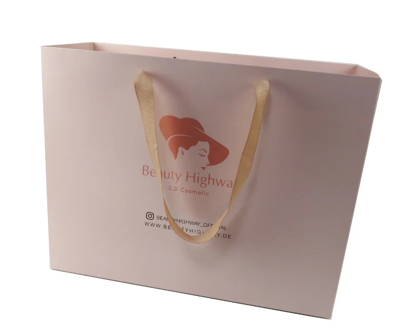 Eco-friendly Luxury Folder Style Cardboard Box Handle Custom UV Coating Glossy Lamination Packaging for Candles Photo Frames