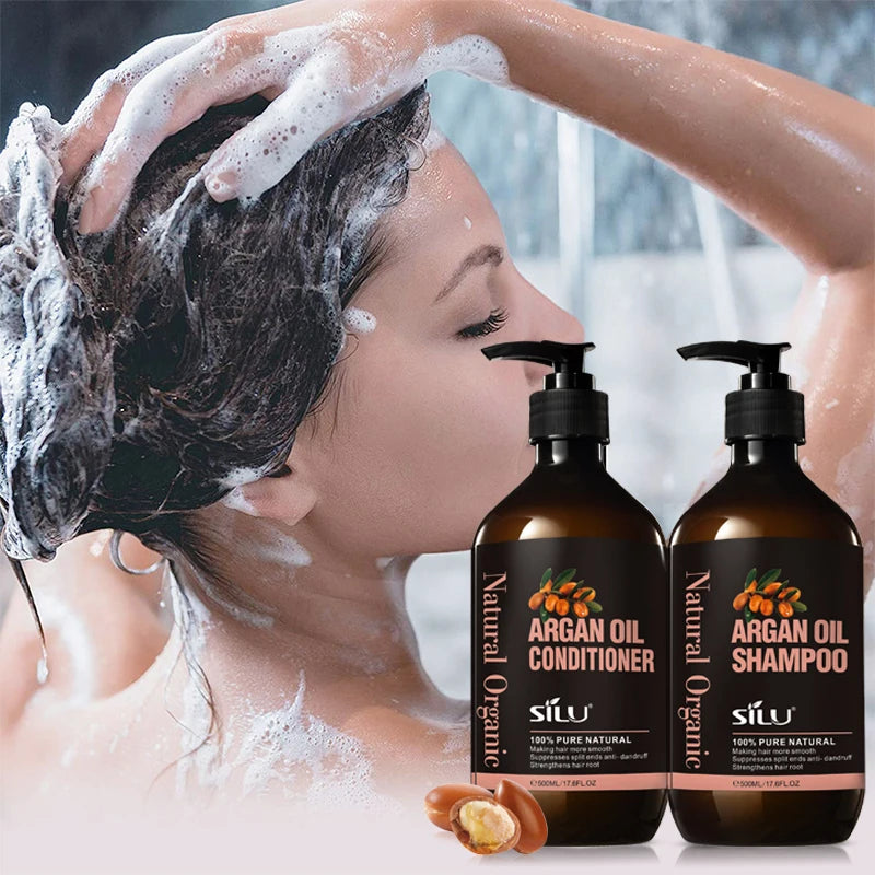 Private Label 100 % Pure Natural Organic Moisturizing Argan Oil Hair Shampoo