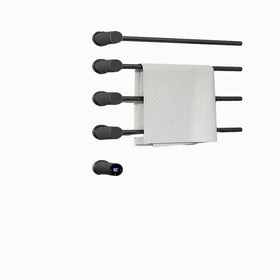 Smart Control Electric Towel Rack Heater Bathroom Radiator With Shelf Heated Dryers Warmer Towel Rack