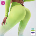 Wholesale Trendy Sports Elastic Sports High Waist Scrunch Butt Fitness Seamless Yoga Leggings for Women