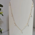 GN116 NEW DESIGN Natural Pearl Necklace 14K Gold Filled Necklace Handmade Gold Necklace for Women
