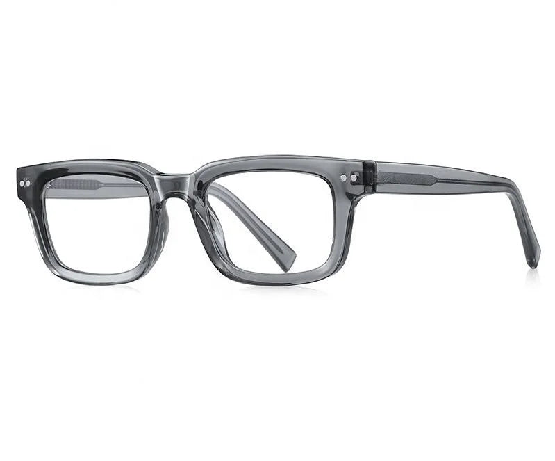 Qsky Newest Men Optical Frame Anti Blue Light TR90 Square Eyeglasses Frame Thick Frame Blue Light Blocking Optical Glasses