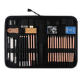 SINOART 41pcs Professional Sketch Pencil Set Art Drawing Sketch Art Sets in Terylene Zipper Storage Case