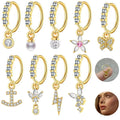 Gaby New Arrive Diamond Stainless Steel Nose Hoop Nose Hoops  Bulk for Women Piercing Wholesale Body Jewelry