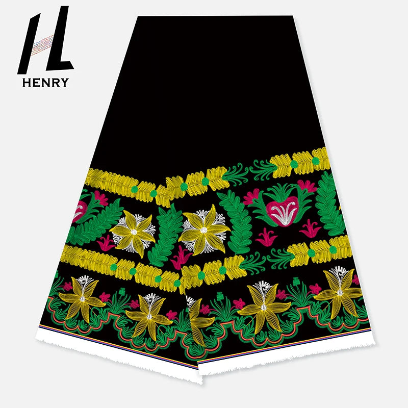 Fast Delivery Polyester Print Fabrics Multi Color Pacific Islander Floral Digital Printing Fabrics for Skirts and Dress