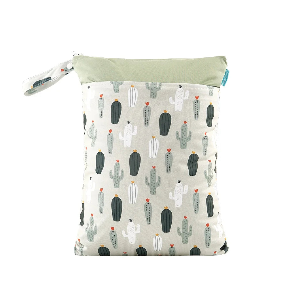 Happyflute Washable and Reusable Wet Bag Diaper Bag Water Resistant Swimming Bag Pouch Manufacturer