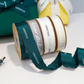 Lude Custom Grosgrain Personalised Ribbon Brand Name Logo Printed Ribbon for Wrapping
