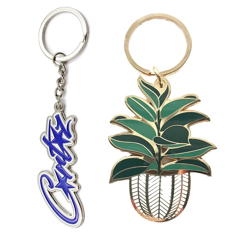 Manufacturer Logo 2D 3D Zinc Alloy Enamel Key Chain Custom Luxury Cute Metal Key Holder Cartoon Anime Keychain