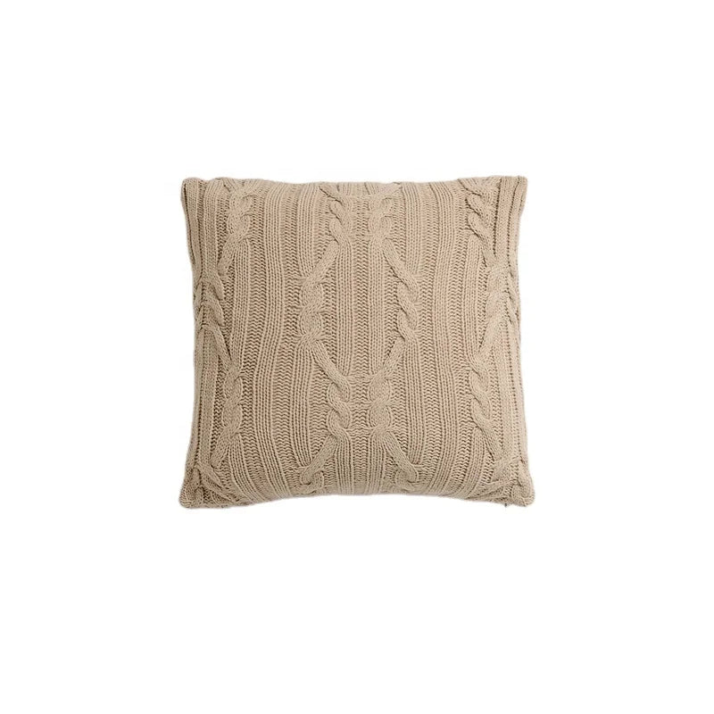Acrylic Knitted Pillow Covers Pillow Case Sets with Luxury Custom Logo Private Label ER Home Decor for Sofa