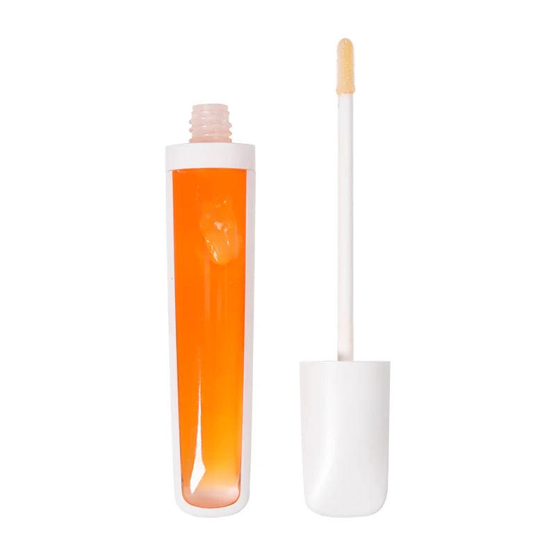 Vegan Jelly Lip Gloss Moisturizing Oil with Mineral Ingredients Cream Form Plumper Volumizing Lip Care