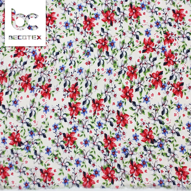 2025 Wholesale Cotton Floral Digital Print Kids Girls Dress Printing Fabric