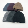 Custom Logo Warm Winter Beanie Knitted Hat Thick Fleece Snow Skull Cap Hats for Men Women