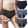 Ladies Reusable 4 Layers Leak Proof Menstrual Period Underpants S-6XL Plus Size Women Bamboo Period Panties