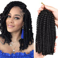 Wholesale 8" Bomb Spring Twist Crochet Braids Synthetic Crochet Hair Extension for Black Women