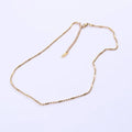 Minimalist Stainless Steel Small Ball Link Chain Necklace for Women