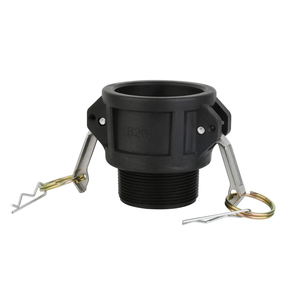HT Coupling IBC Tote Tank Quick Camlock Pipe Fittings Adapter Type B SS Handle Cam and Groove Coupling BSP Thread 1/2" to 2''
