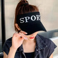 Custom Adults Fashion Soft Knitted Mesh Golf Elastic Sports Visors for the Sun