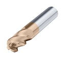 Tungsten Carbide Round Nose Milling Cutter Coated Pressure Angle 45