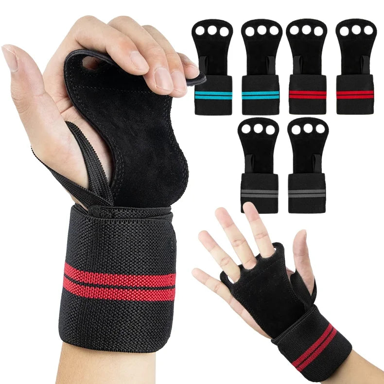 Aofeite Top Seller Fitness Gym Workout Weight Lifting Gymnastics Hand Grips Gloves Pull up Grips for Men & Women