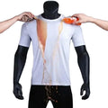 White t Shirt Breathable Short-sleeved Antifouling Short-sleeved Waterproof Hydrophobic Quick-drying t Shirts MegaBDM