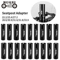 MUQZI 100mm Bike Seatpost Shim 22.2 25.4 27.2 28.6 30.9 31.6 31.8 33.9mm Bicycle Seat Post Tube Adapter