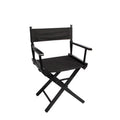 Solid Wood Director Chair Folding Wood Outdoor Casual Canvas Bar Make-up Office Fishing Beach Portable Chair MegaBDM