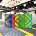 2026 High-quality 40mm Thick Anti slip Plastic PP Garage Floor Tiles Carwash Garage Flooring for 4s Car Beauty Shop Trade Show