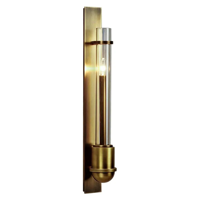 Large Long Design Modern Hotel Wall Lamp with Glass Shade Gold Luxury Metal Wall Lamp for Living Room Home Decor