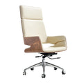 Big Boss Contemporary High-Back Synthetic Leather Office Chair Swivel Adjustable Height 200kg Strength Plywood Frame for Meeting