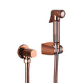 WC Rose Gold Brass Wall Mount Bidet Faucet Eco-Friendly Modern Style Handheld Sprayer Set Bathroom Apartment Hotel Cleaning