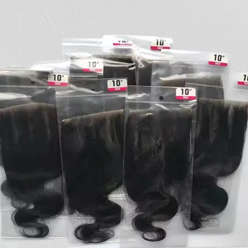Wholesale Real Virgin Brazilian Body Wave Human Hair Closure Hot Sale  4x4 5x5 6x6 2x6 Transparent HD swiss Lace Closure