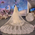 QUEENS GOWN Custom  White One-Layer Wedding Bridal Wedding Accessories Veil