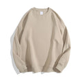 Unisex High Quality 300g French Terry Pullover Sweatshirt Custom Logo Wholesale Solid Pattern Spring Season Plain Dyed Technique
