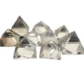 Clear Quartz Crystal Pyramid Energy Generator Natural Home Decoration Stone Feng Shui Tower Shape 10pcs Love OPP Bags Included