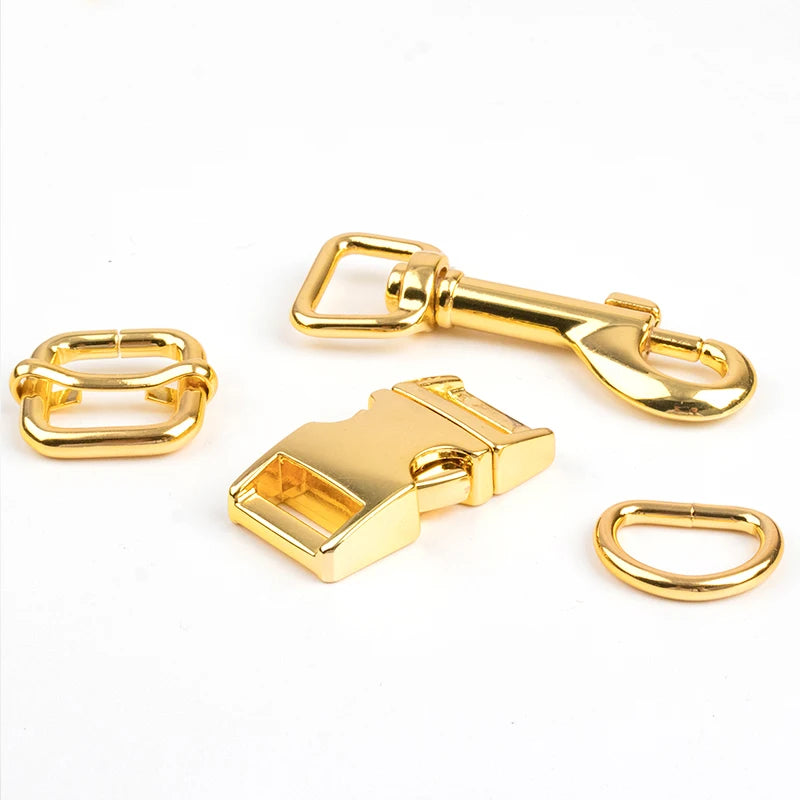 Factory Price Dog Accessories Release Buckle Hardware Pet Collar Adjustable Slide Hook Metal Buckle