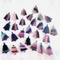 Wholesale various of sizes Natural Rainbow Fluorite Crystal Christmas Trees For Decoration