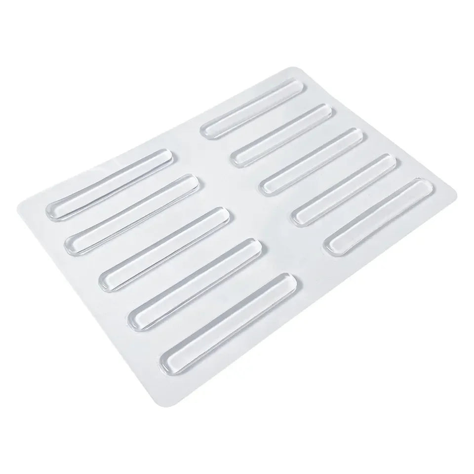 Noise Dampening Cabinet Door Bumpers Clear Rubber Furniture Bumper Strips Adhesive Glass Table Top Anti Slip Pads Stoppers