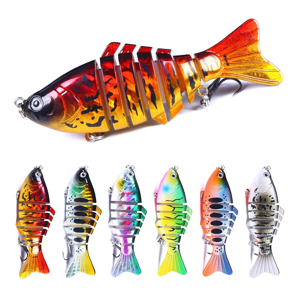 10cm-23g Multi-jointed Fishing Lure Colorful Body to Appel Fish in the Sea Freshwater