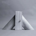 Top Quality White Block Natural Marble Stone Bookends Home Decorative Bookshelf Book Ends