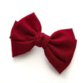 MIO Newest Design Big Bow Solid Color Girls Hair Accessories Metal Alloy Elegant Hair Clips for Women Ladies