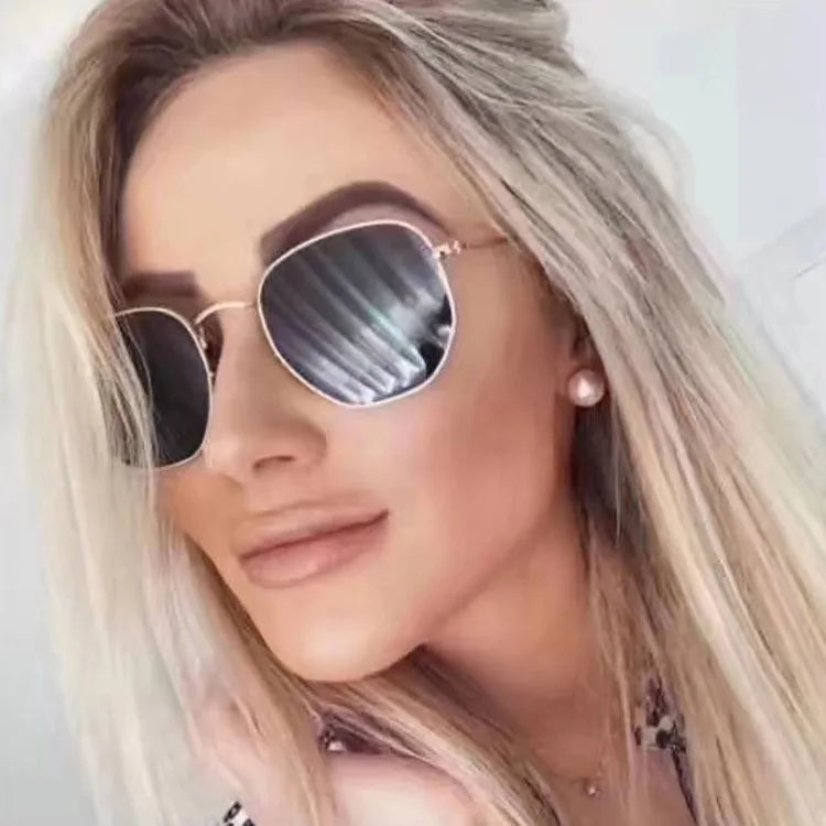 Lucky MN3418 Fashion Young Girls Ladies Retro Punk Sun Glasses Metal Eyeglasses Frames Sunglasses Women Classic Shades