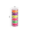 Super Shining Magic Fluorescence Nail Painting Powder Salon Manicure Tools with Glitter Candy Fluorescence Mirror Nail Pigment